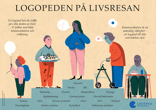 Illustration Logopeden på livsresan