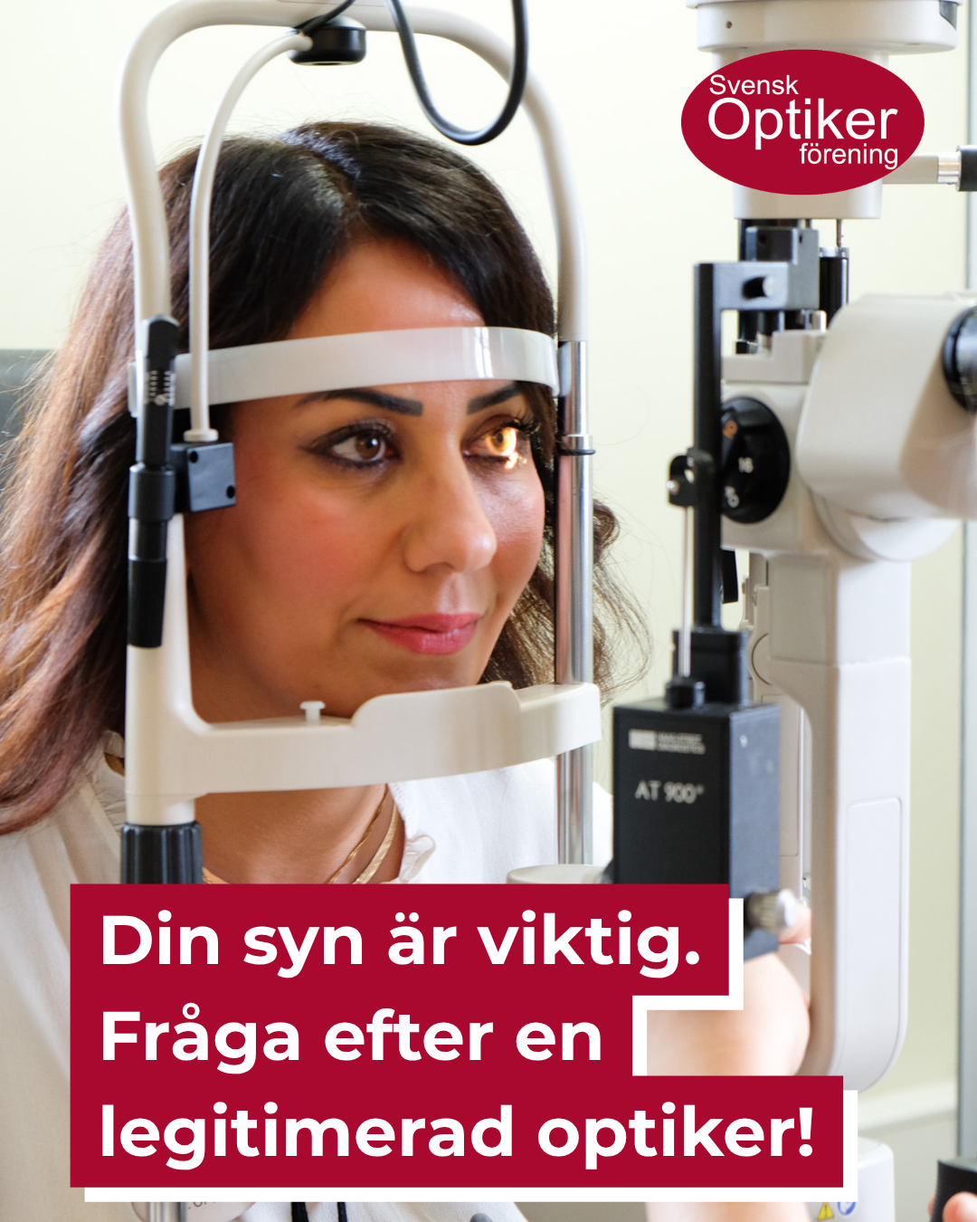 Kampanjbild med optiker